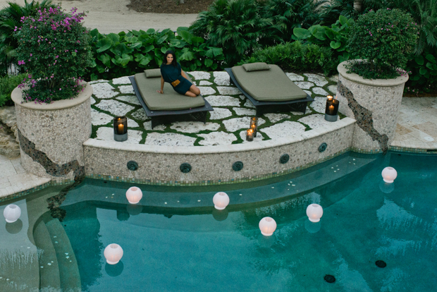 Lanterns in Pool