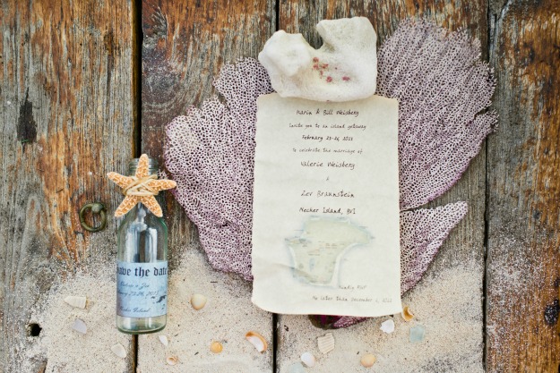 Wedding Invitation in a bottle