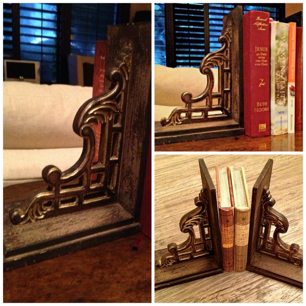Gold Bookend Collage