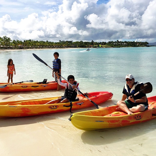 kayaking with kids