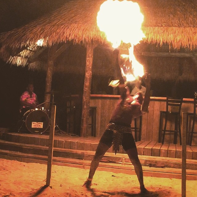 Fire Entertainer Jumby Bay