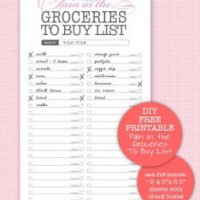 For the list makers: free printable lists