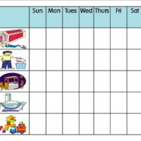 Preschoolers Chore Chart