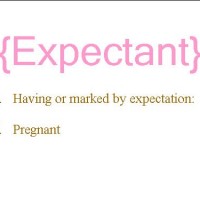 Expecting or Expectant?