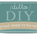 {ditto} DIY: Gold decorating challenge